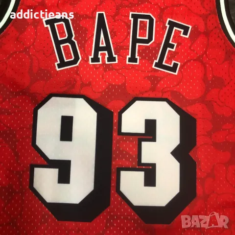 Мъжки потник Mitchell&Ness Bape 93 Miami Heat размер XXL, снимка 9 - Спортни дрехи, екипи - 48795241