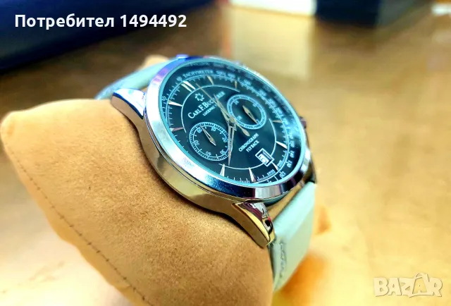 KARL F. BUCHERER FLY BACK, снимка 4 - Мъжки - 48476875