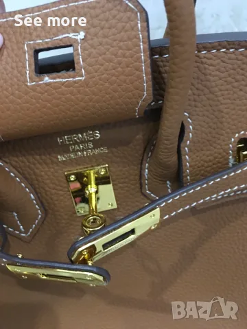 Hermès Birkin Bag чанта кожа, снимка 7 - Чанти - 56082871