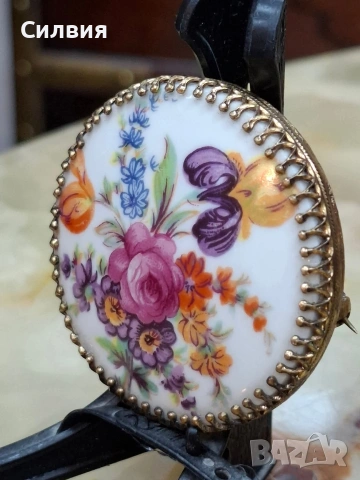 Старинна брошка, снимка 4 - Други - 53065741