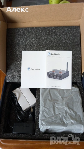 Fosi Audio BOX X3 ММ грамофонен и Bluetooth предусилвател, снимка 2 - Ресийвъри, усилватели, смесителни пултове - 53380941