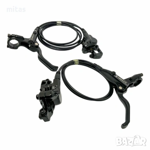 Комплект хидравлични дискови спирачки ABSOLUTE + 160мм дискове, снимка 6 - Части за велосипеди - 53765655