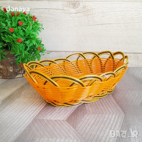 2704 Елипсовиден панер за хляб и плодове, снимка 4 - Аксесоари за кухня - 35677493