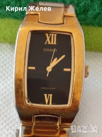 Елегантен дамски часовник CASIO JAPAN MOVT много красив 22351, снимка 4 - Дамски - 55934372