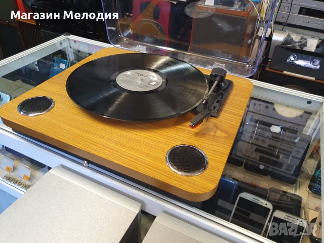 💽📻📀🎶 Грамофон Maginon HS-T08 В отлично техническо и визуално състояние. Като модел има usb, гово, снимка 11 - Грамофони - 39171237