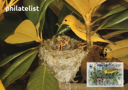 Барбадос 1991 - 4 броя Карти Максимум - WWF, снимка 2 - Филателия - 38841608