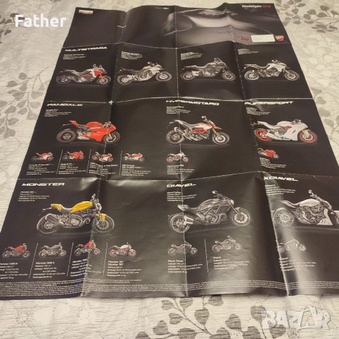 Ducati плакат / каталог, снимка 6 - Аксесоари и консумативи - 40390843