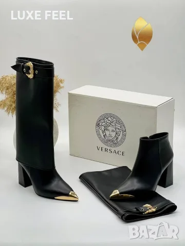 Versace ✨ YSL✨ Louis Vuitton ✨Дамски Боти-Ботуши, снимка 3 - Дамски боти - 56288680