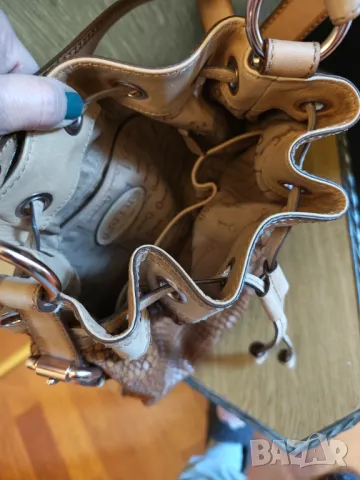 FOSSIL чанта естествена кожа, снимка 5 - Чанти - 47813244