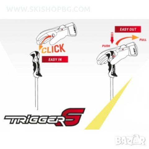 Ръкавици за ски Leki Stripes Gore Tex Trigger S, снимка 3 - Зимни спортове - 42626977