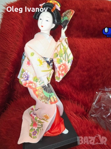 японска кукла самурайски водач и гейша, снимка 11 - Кукли - 53243896