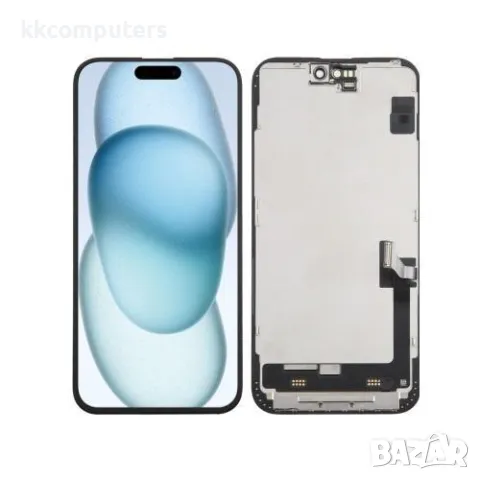 LCD Дисплей за iPhone 15 Plus 6.7 + Тъч скрийн / Черен / Баркод : 483751