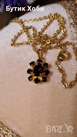 Винтидж комплект гранатово стъкло, Яблонекс, снимка 7 - Антикварни и старинни предмети - 49145130