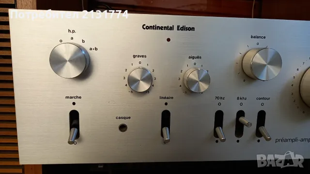 Continental edison , снимка 2 - Ресийвъри, усилватели, смесителни пултове - 55781040