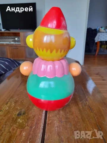 Стара кукла Неваляшка Клоун #2, снимка 3 - Други ценни предмети - 47838905