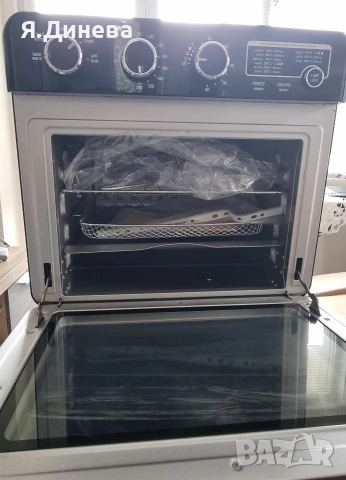 Фурна с горещ въздух Klarstein 34L, снимка 3 - Печки, фурни - 53593617