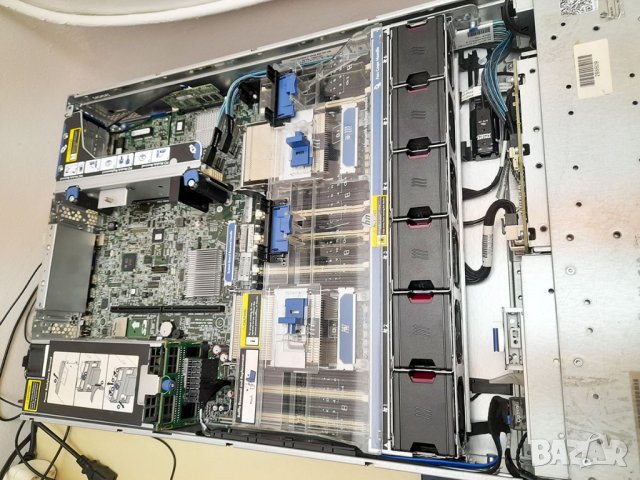 HP ProLiant DL380 Gen8 2x XEON 48 ядрен компютър с Windows 10, снимка 6 - Работни компютри - 41920667