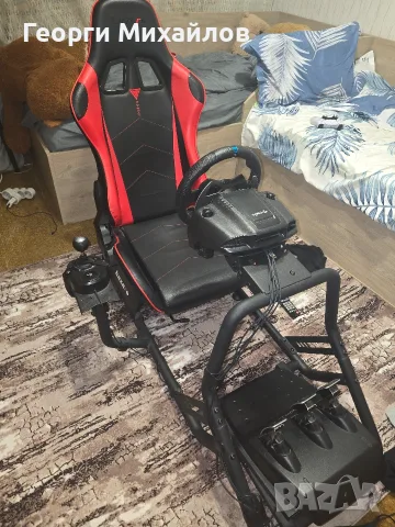 Симулатор Huzaro с Logitech g29 + стойка за телевизор