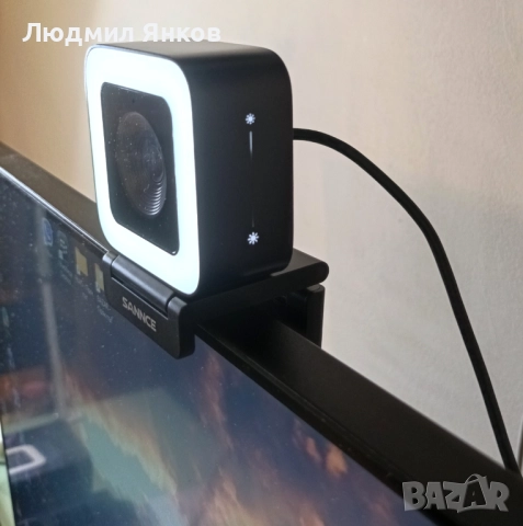 2K Webcam SANNCE W400 – автофокус, 2 микрофона, снимка 6 - Камери - 52770250