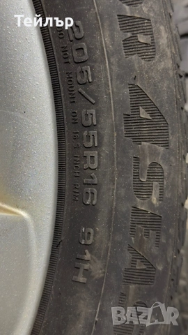 Джанти с гуми 5x100, 205/55/R16, снимка 5 - Гуми и джанти - 53575991