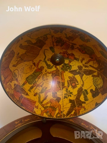 Винтидж бар-глобус / мини бар за алкохол – 100 см, снимка 7 - Други - 53837634