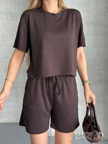 дамски екипи с перли , снимка 2 - Спортни екипи - 50843595