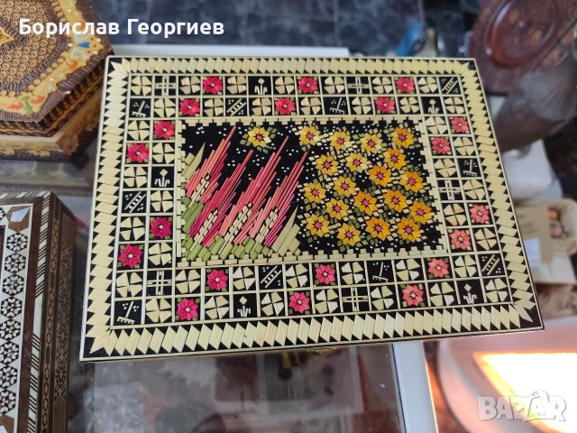 Дървена кутия три броя, снимка 6 - Колекции - 53093922