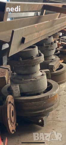 колела редуктори мотори за мостови,козлови кран , снимка 6 - Резервни части за машини - 44223330