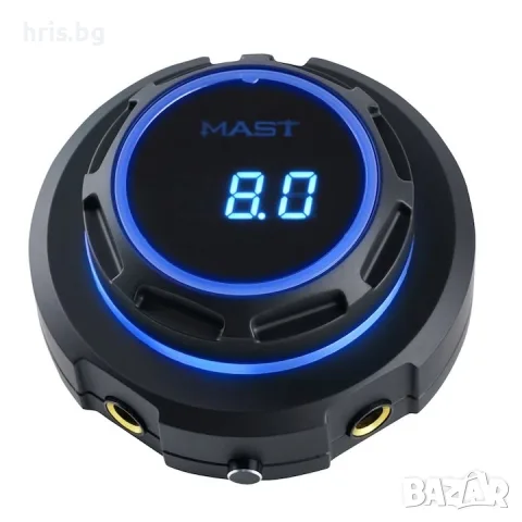 Захранване за машина за татуиране, Mast, Halo P1216, черно, с OLED дисплей, снимка 2 - Части и Платки - 56202087