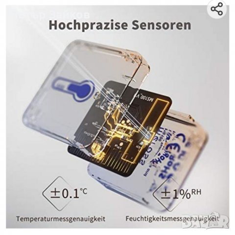 Безжичният сензор за температура и влажност на Meross, снимка 2 - Друга електроника - 38728087