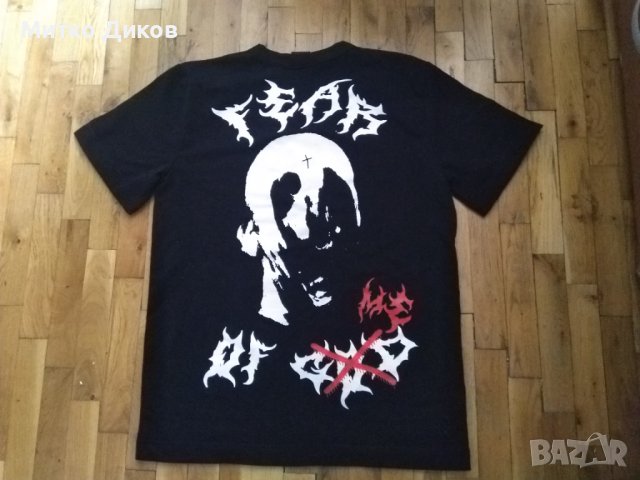 Gangrough маркова тарикатска мъжка тениска с религиозни мотиви 100% памук размер М реален, снимка 5 - Тениски - 40711375