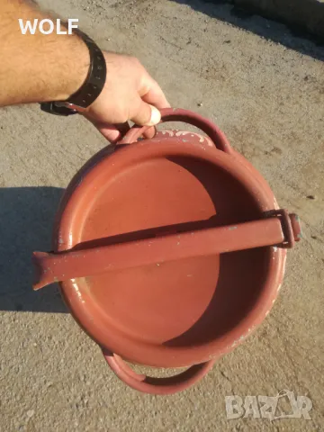 Немски алуминиев изрисуван гюм 40литра, снимка 3 - Антикварни и старинни предмети - 47917761