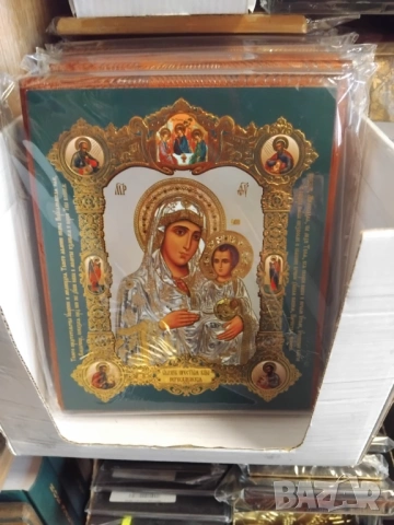 ХОРУГВА НА СВЕТИ МИНА И ДРУГИ ИКОНИ, снимка 18 - Икони - 50037729