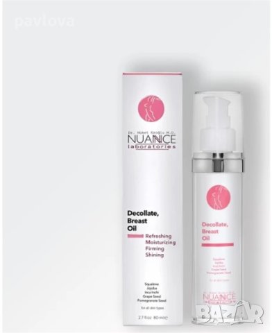Масло за деколте ДЕРМАТОЛОГИЧНО ТЕСТВАН Nuannce | Dr. Nüket Eroğlu, снимка 1