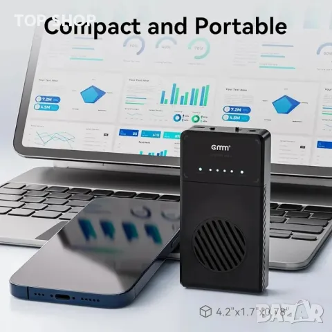 NVMe M.2 Dual Bay Duplicator Clone Enclosure, USB към NVME адаптер, снимка 3 - Друга електроника - 48756480