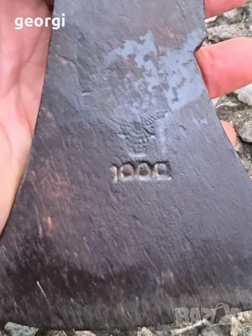 Стара немска кована брадва Adler 1000, снимка 2 - Колекции - 48356459