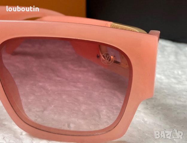 Louis Vuitton 2023 висок клас слънчеви очила унисекс розово, снимка 11 - Слънчеви и диоптрични очила - 38999667