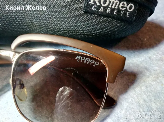 ROMEO CAREYE МАРКОВИ МОДНИ СЛЪНЧЕВИ ОЧИЛА с НУЖДА от ЛЕК РЕМОНТ на РАМКАТА и КАЛЪФ 34482, снимка 4 - Слънчеви и диоптрични очила - 47454761