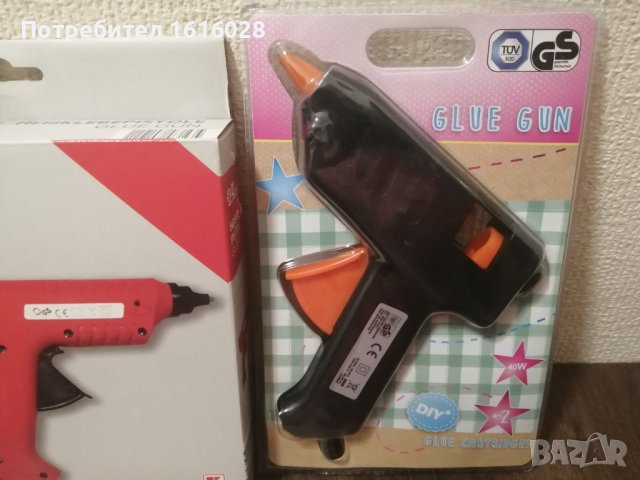 Пистолети за топло лепене и консумативи - силиконови пръчки.