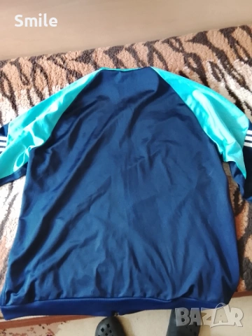 Adidas спортна горница с цип , снимка 3 - Спортни дрехи, екипи - 53678201