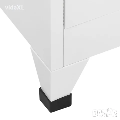 vidaXL Заключващ се шкаф с 12 отделения, 90x45x180 см, снимка 5 - Шкафове - 56146410