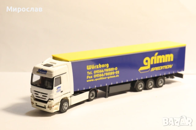 AWM H0 1/87 MERCEDES ACTROS TIR ВЛЕКАЧ КАМИОН МОДЕЛ, снимка 2 - Колекции - 53385358