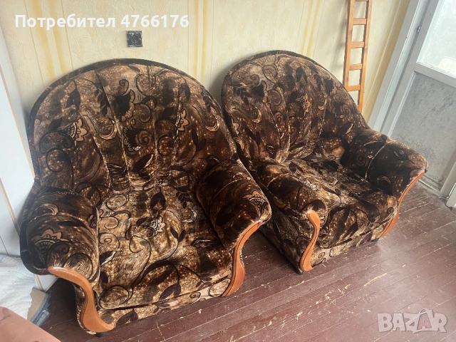Диван със две табуретки и два фотьойла , снимка 2 - Дивани и мека мебел - 53844670