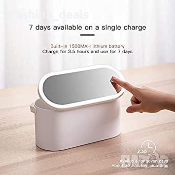 Нова преносима водоустойчива кутия за грим с LED светлина/Момичета, снимка 3 - Samsung - 41571207