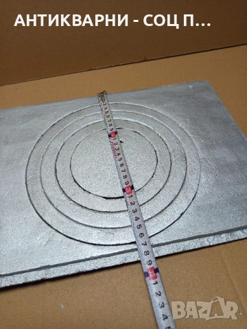 Стара Чугунена Плоча За Стара Печка Барбекю Барбекюта. , снимка 6 - Антикварни и старинни предмети - 52092391