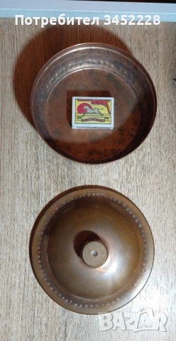 кутия медна ретро за ценители отлична , снимка 7 - Антикварни и старинни предмети - 51546336