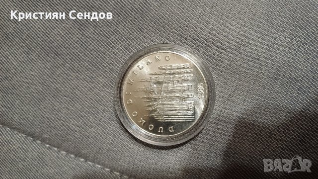сребърна монета 1386 Италия , снимка 1 - Нумизматика и бонистика - 44500283
