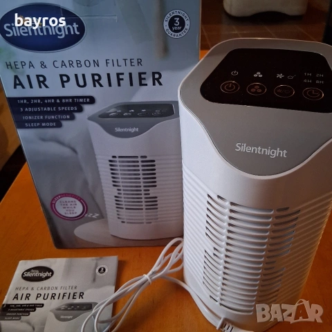 Пречиствател на въздух, йонизатор Silentnight 22W, снимка 2 - Овлажнители и пречистватели за въздух - 53029928