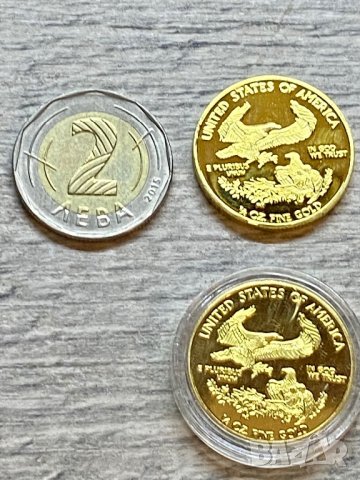 Реплика с позлата от немагнитна сплав, снимка 4 - Нумизматика и бонистика - 41311567