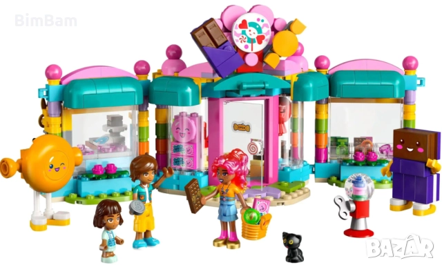 Конструктор LEGO® Friends 42649 - Сладкарница Хартлейк Сити / 376 части, снимка 3 - Конструктори - 52343739